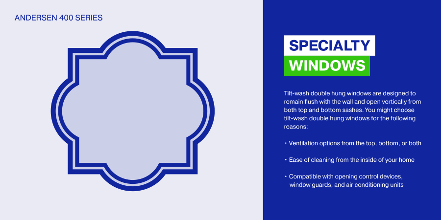 Andersen 400 Series Windows specialty windows