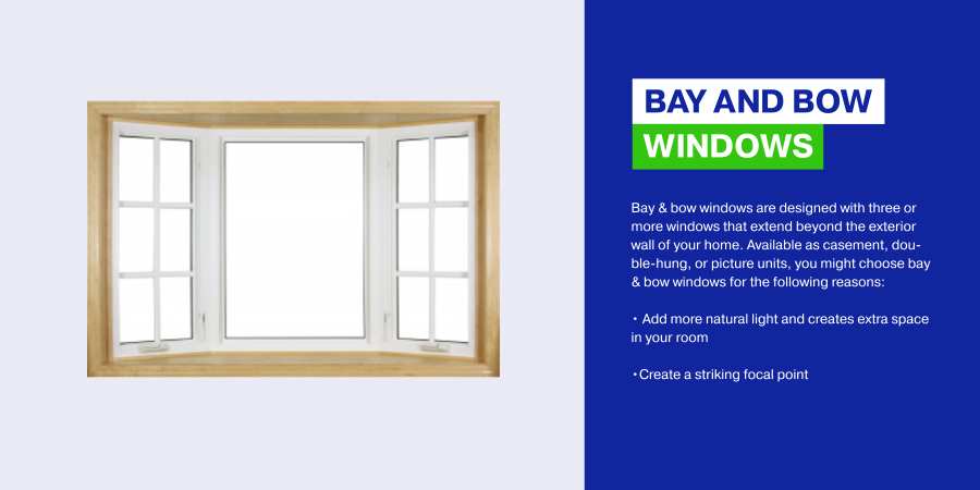 Bay and bow windows
