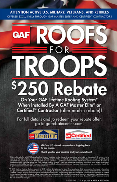 Roofs For Troops Information